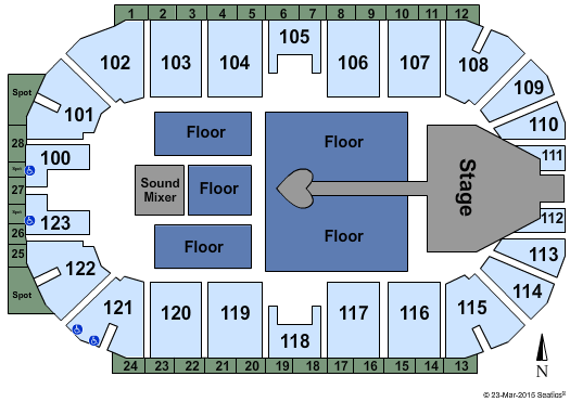 Ovintiv Events Centre Kelly Clarkston Seating Chart