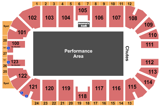 Ovintiv Events Centre Open Floor Seating Chart