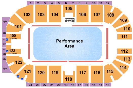 Ovintiv Events Centre Rock the Rink Seating Chart