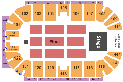 Ovintiv Events Centre Theresa Caputo Seating Chart