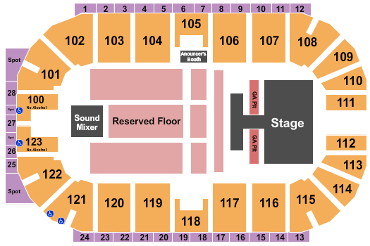 Ovintiv Events Centre Toby Keith Seating Chart