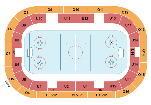 EnergieVerbund Arena Hockey 2019 Seating Chart
