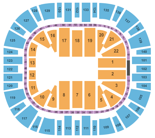 Delta Center Circus Seating Chart