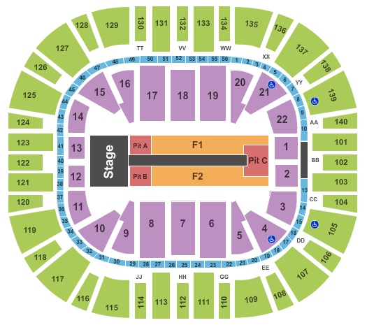Delta Center Taylor Swift Seating Chart