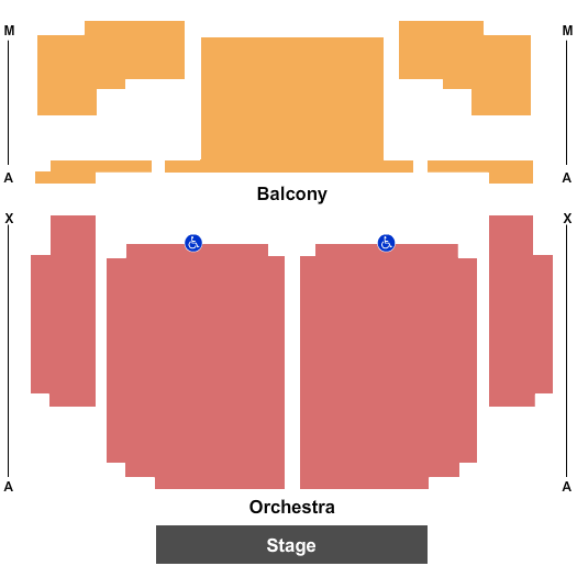 Englert Theatre End Stage Seating Chart