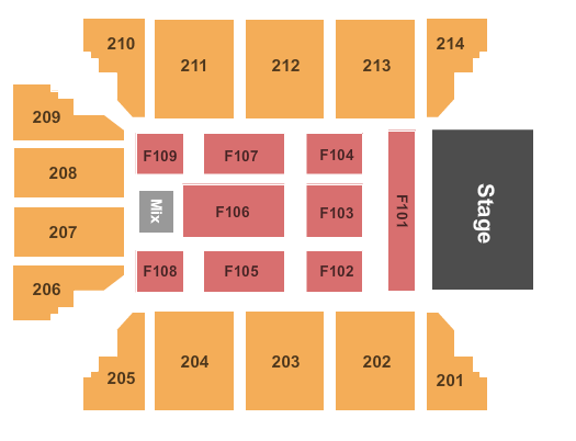 Stride Bank Center Celtic Woman Seating Chart