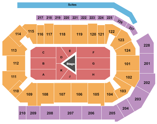 Enmarket Arena Center Stage Seating Chart
