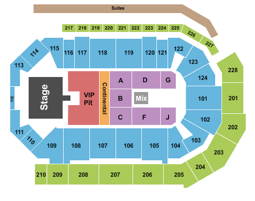 Enmarket Arena Cody Johnson Seating Chart