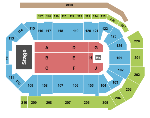 Enmarket Arena Endstage 8 Seating Chart