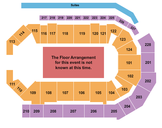 Enmarket Arena Generic Floor Seating Chart