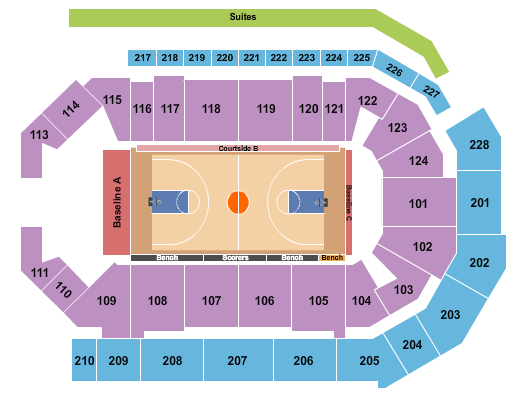 Enmarket Arena Harlem Globetrotters Seating Chart