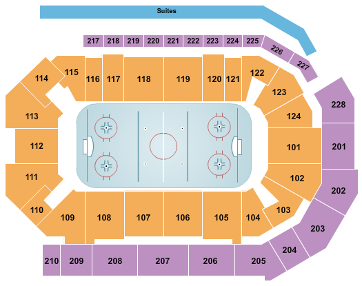 Enmarket Arena Hockey Seating Chart