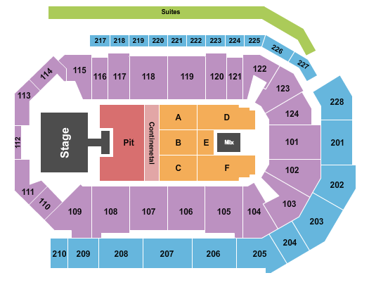 Enmarket Arena Jason Aldean Seating Chart