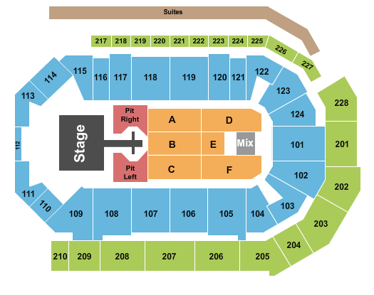 Enmarket Arena Needtobreathe Seating Chart
