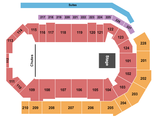 Enmarket Arena Rodeo Seating Chart