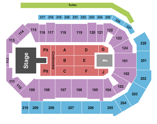 Enmarket Arena Seating Chart