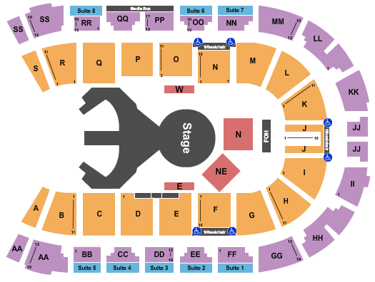 Enmax Centre Cirque Ovo Seating Chart