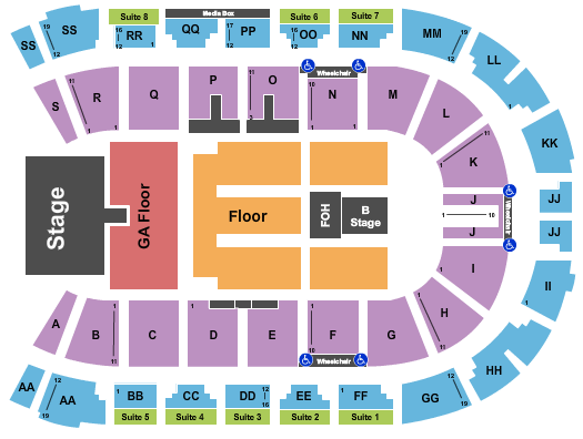 Enmax Centre Dierks Bentley 2022 Seating Chart