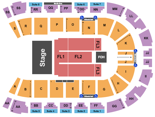 Enmax Centre Endstage 3 Seating Chart