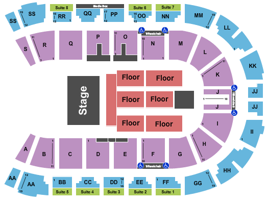 VisitLethbridge.com Arena Foreigner Seating Chart