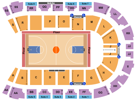 VisitLethbridge.com Arena Harlem Globetrotters Seating Chart