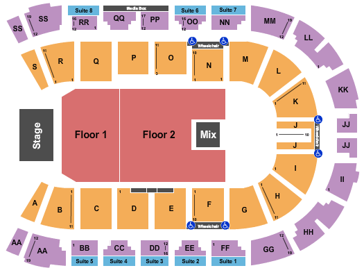 VisitLethbridge.com Arena Jim Gaffigan Seating Chart