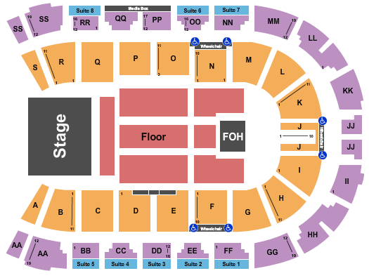 VisitLethbridge.com Arena Little Big Town Seating Chart