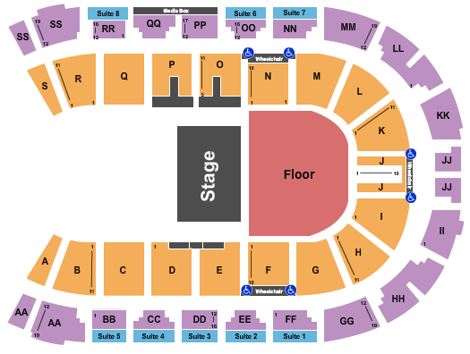 Enmax Centre Stone Sour Seating Chart