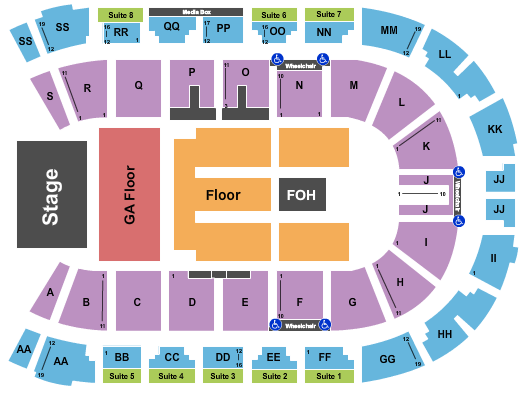 Enmax Centre The Offspring Seating Chart