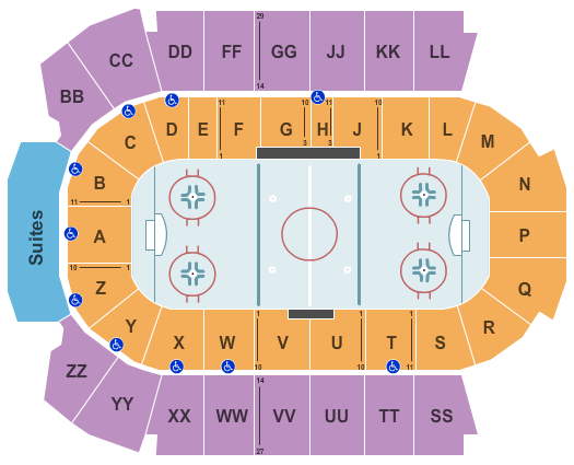 Peavey Mart Centrium Hockey Seating Chart