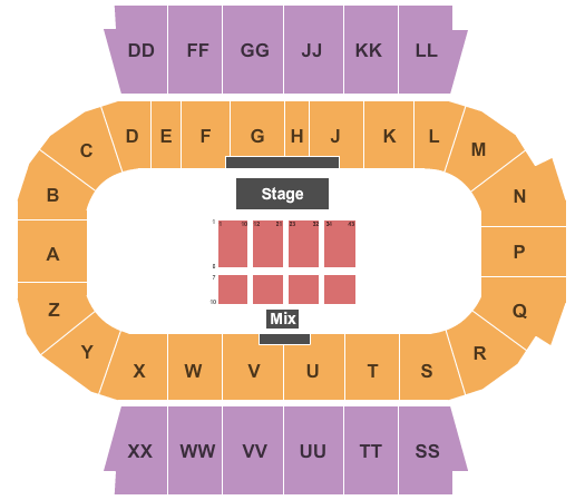 Peavey Mart Centrium Concert Seating Chart