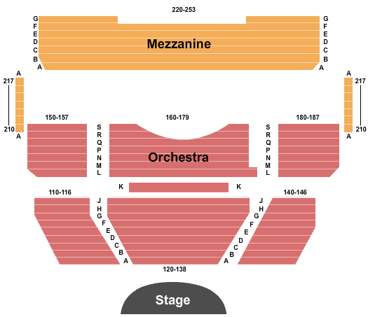 Ent Center For The Arts End Stage Seating Chart