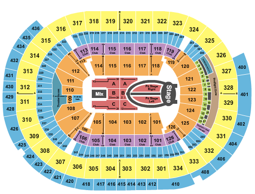 Enterprise Center Ariana Grande 2019 Seating Chart