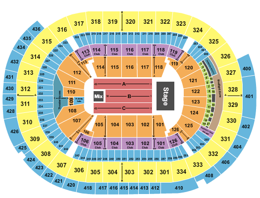 Enterprise Center Seating Chart & Maps - St Louis