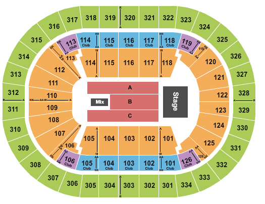 Enterprise Center Endstage 2 Seating Chart