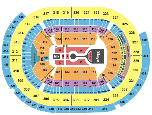 Enterprise Center Michael Buble Seating Chart