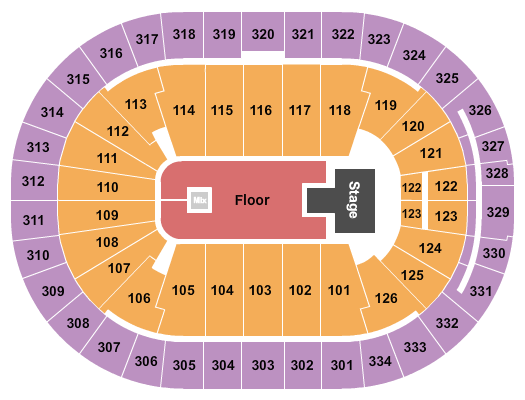 seating chart for Enterprise Center - Paramore - eventticketscenter.com
