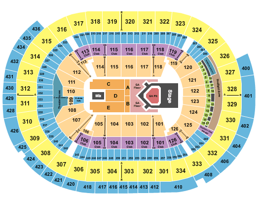 Enterprise Center The Lumineers Seating Chart
