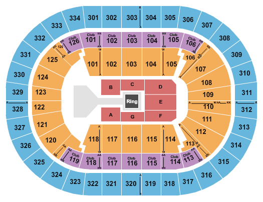 Enterprise Center WWE 2 Seating Chart
