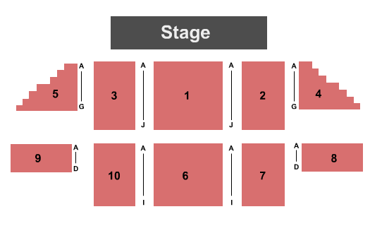 Erie H. Meyer Civic Center End Stage Seating Chart