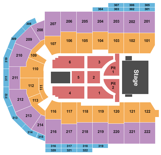 Erie Insurance Arena Brad Paisley Seating Chart