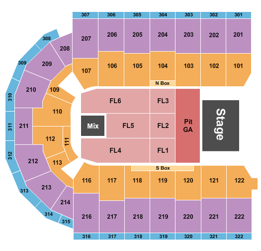 Erie Insurance Arena Breaking Benjamin Seating Chart