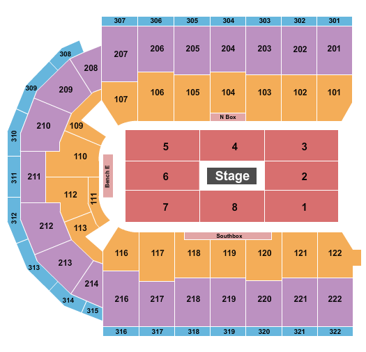 Erie Insurance Arena Nate Bargatze Seating Chart