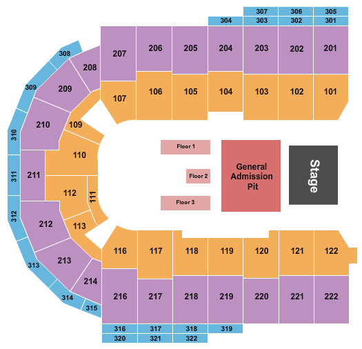 Chris Stapleton Seating Chart