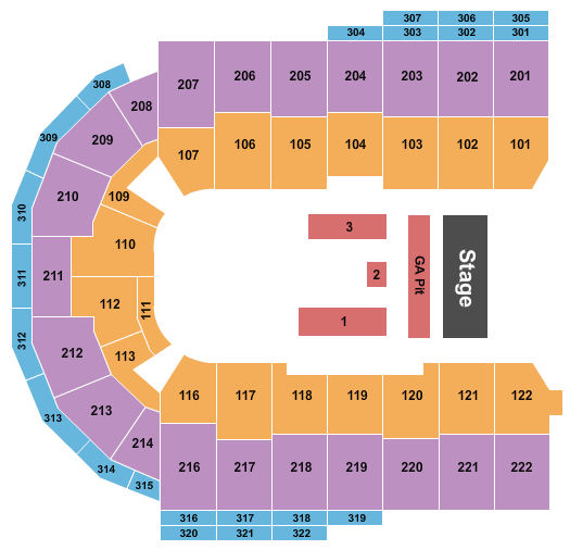 Erie Insurance Arena Dierks Bentley Seating Chart