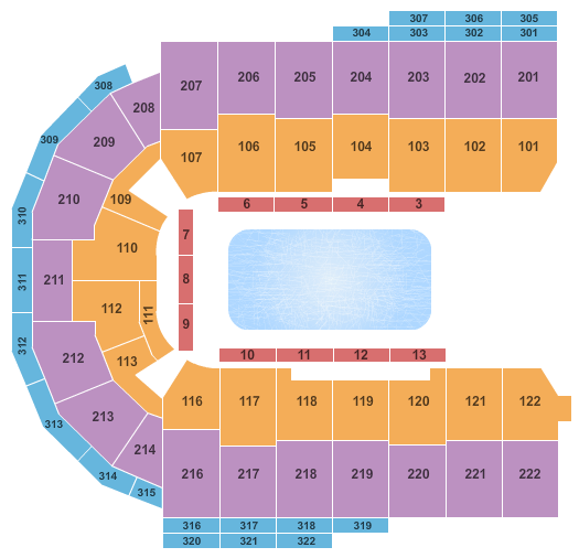 Hamilton Copps Coliseum Seating Chart