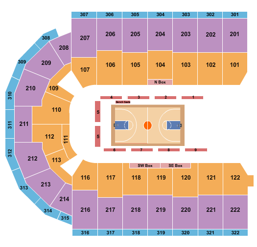 Erie Insurance Arena Harlem Globetrotters Seating Chart