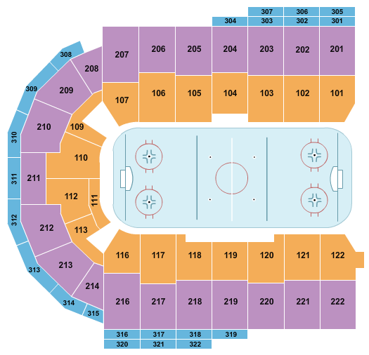 Erie Insurance Arena Seating Chart & Maps - Erie