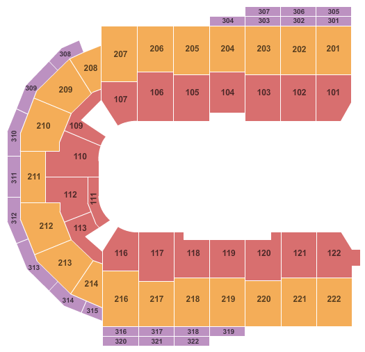 Erie Insurance Arena Open Floor Seating Chart