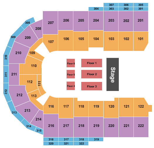 Erie Insurance Arena Steve Miller & Peter Frampton Seating Chart